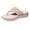 Khaki, variant on Orthopedic Wedge Flip Flops for Woman 2026 Beach Stylish Casual Comfortable Leather Memory Foam Cushioned Arch Support Walking Backless Sandals Summer White Size 8