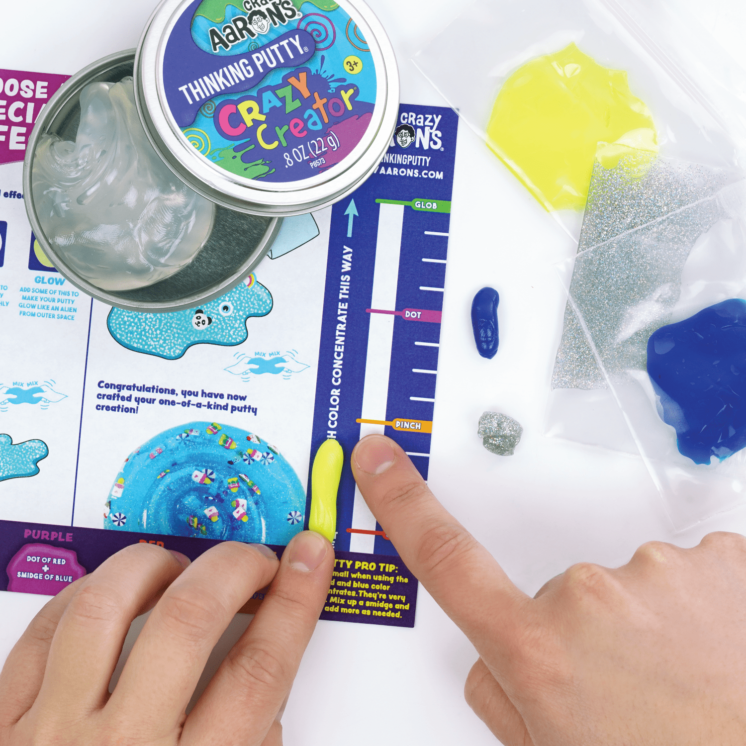 Crazy Aaron’s Crazy Creator Putty Kit, Ages 3 and Up