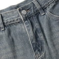 thumbnail image 3 of Juslio Mens Denim Straight Jeans Pocket Plus Size High Waist Blue Jeans, 3 of 8