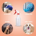 thumbnail image 4 of Botellas pulverizadoras vacías - Botellas pulverizadoras ajustables para soluciones de limpieza - Sin fugas ni obstrucciones - Botella pulverizadora de HDPE para plantas, mascotas, lejía en aerosol, vinagre, barbacoa y alcohol isopropílico.1000ml Sailing Electrónica, 4 of 4