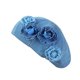 thumbnail image 2 of Boina para mujer, estilo vintage, de 56-58 cm, ideal para viajes, citas y vacaciones. Azul claro, 2 of 9