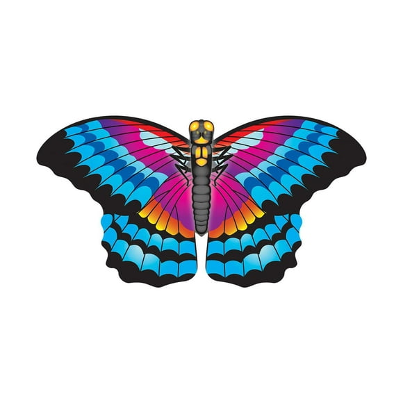 Cerf-volant papillon en nylon X Kites, 34 pouces de large, prêt à voler - Topaz