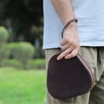thumbnail image 2 of Leather Case Headphones Storage Bag with Hand Straps for Headphones Protective Storage Box, 2 of 8