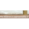thumbnail image 3 of HR Plush Beige Cream Wave-Patterned Shag Rug, 1-Inch Thick Soft High Pile, Stain-Resistant Carpet for Living Room, 3 of 6