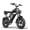 16''Peak 1500W 48V/25AH, variant on Peak 1500W Electric Bike for Adults, Max 70 Miles/28Mph,48V 15.6Ah E-Mountain Bike, 20"Fat Tire Full Suspension Disc Brakes Electric Bicycle