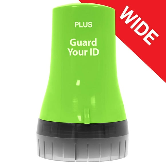 Guard Your ID ADVANCED WIDE Roller Identity Theft Prevention Security Stamp GREEN (38492)