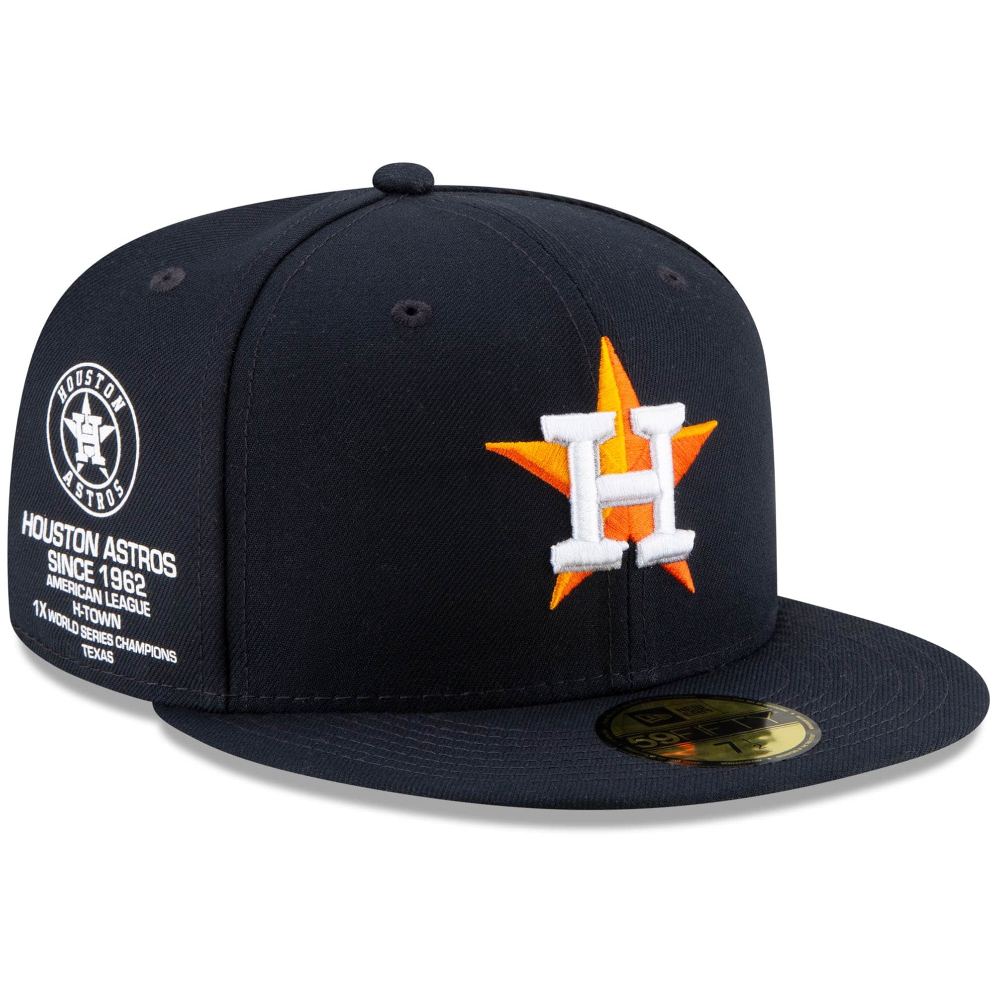 Houston Astros New Era Sidescreen 59FIFTY Fitted Hat - Navy - Walmart.com