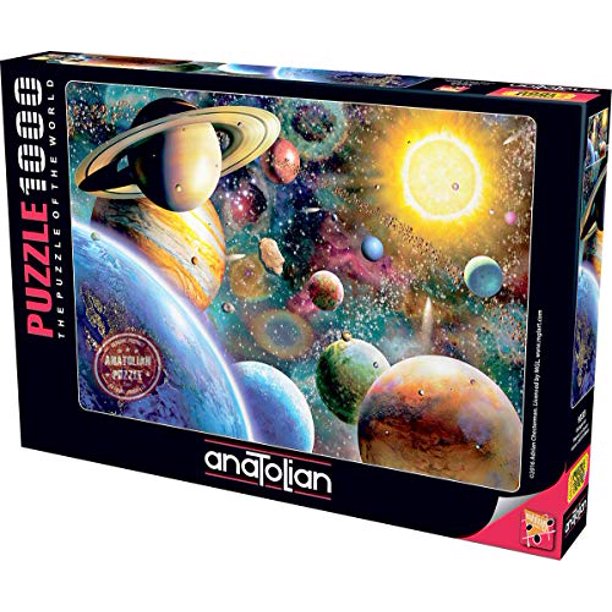 Anatolian Anatolian 1000piece Jigsaw Puzzle Planets In Space Jigsaw Puzzle Brown A Puzzles Walmart Com