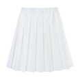 thumbnail image 2 of Pleated Skirt for Girls Knee‑Length Skirt Adjustable‑Waist Full Pleated Tailored Silhouette School Uniform Skirt, 2 of 5