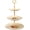 Flowering Shrubs, variant on GBBG Red Rose Pattern 3 Tiered CupCake Stand, Emboss Golden Leaves Edge Porcelain 3 Tier Pastry Desert Fruit Stand