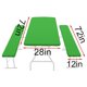 thumbnail image 3 of Mantel Picnic, juego de 3 piezas de tela elástica ajustable, lavable, para uso en interiores y hogar, fácil de limpiar, para reuniones familiares, base resistente, ideal para comidas diarias., 3 of 9