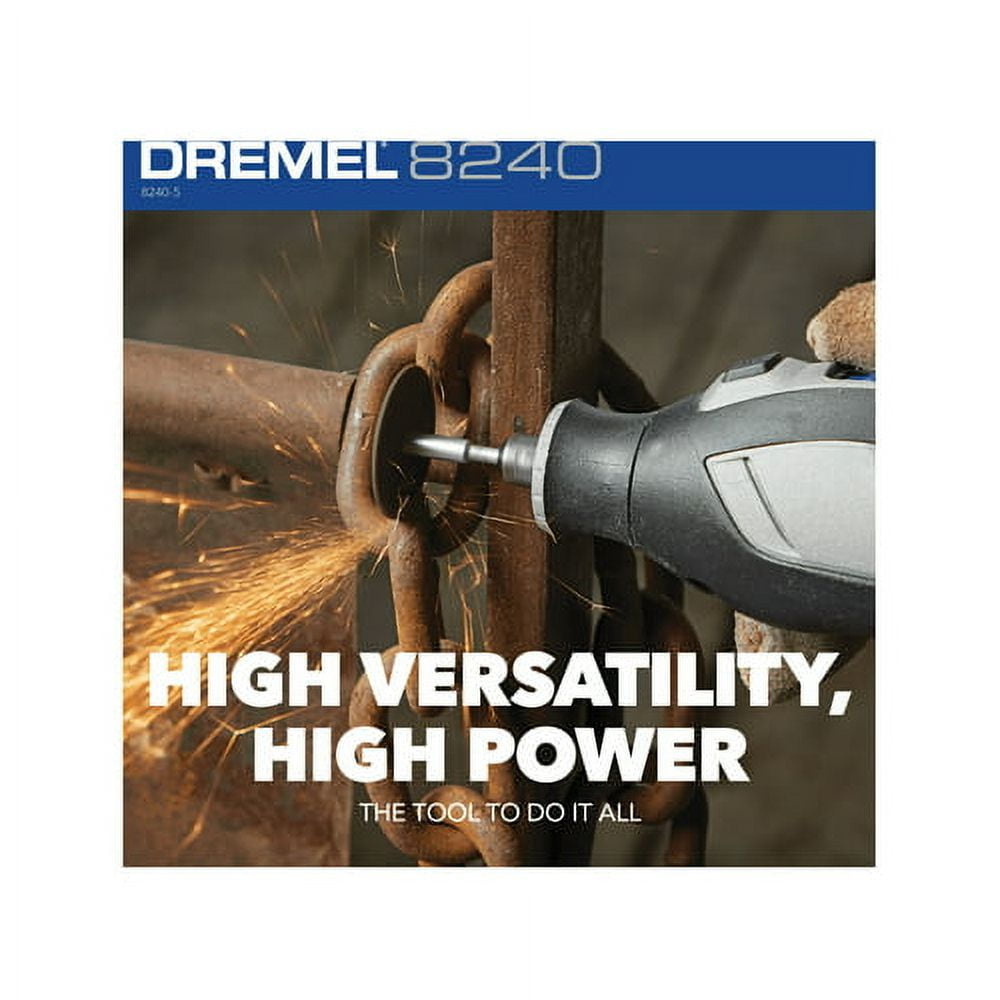 Dremel 8240 Cordless 12V Variable Speed Rotary Tool with 5 Accessories +  Flex Shaft Attachment