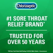 Chloraseptic Sore Throat Real Relief & Fast Sugar Free Menthol, 6oz, 6-Pack