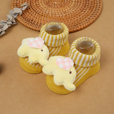 

Sunhillsgrace Baby Socks Girls Socks Baby Infant Newborn Cotton Anti Slip Socks Cartoon Socks