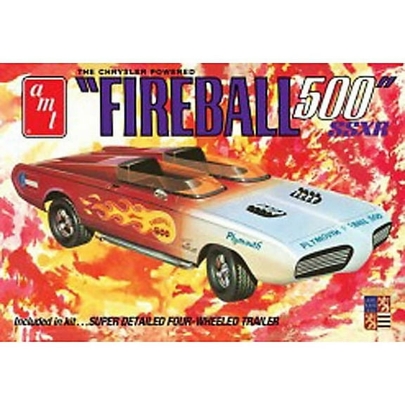 AMT George Barris Fireball 500 Commerative Package AMT1068 Plastics Car/Truck 1/24-1/25