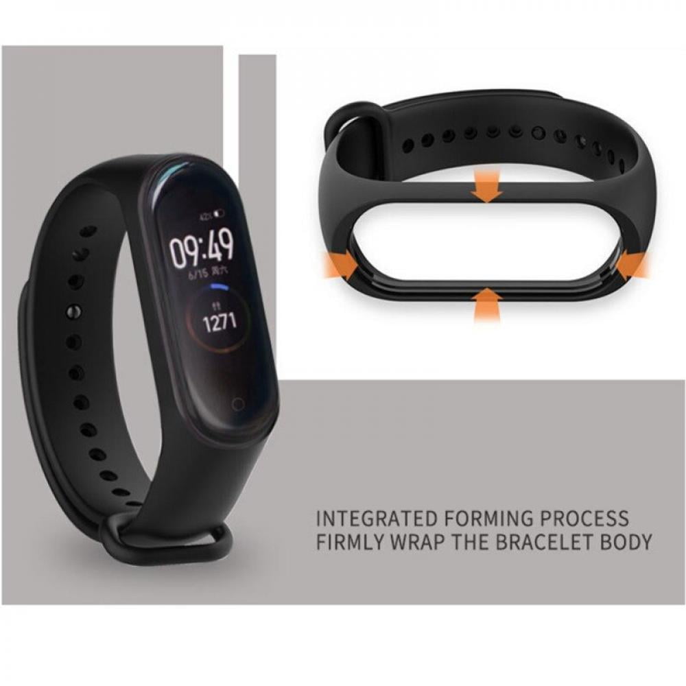 Daxin - 260mm Soft Silicone Wristband Replacement Watch Band Strap For Xiaomi  Mi Band 4 Muti-Color - Walmart.com - Walmart.com