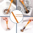 thumbnail image 6 of 8 Pack 25inch Drain Snake Clog Remover, Drain Hair Remover, Sink Snake Drain Auger Cleaner Tool For Bath Tub, Toilet, Kitchen Sink, Sewer, 6 of 7