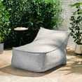 thumbnail image 3 of Christopher Knight Home Tulum Indoor/Outdoor Bean Bag Lounger by  White, 3 of 5