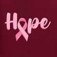 thumbnail image 5 of Wild Bobby, Hope Pink Ribbon Support Brave Fight, Breast Cancer Awareness, Men Graphic Tee, Maroon, Large, 5 of 5