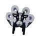 thumbnail image 1 of Wosthever Soporte de papel higiénico, estante de rollo de papel de animales de hierro, decoración, soporte de pañuelos para el baño Almacenamiento y organización del hogar vacas, 1 of 6