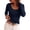 Navy, variant on PRETTYGARDEN Women's Fall Lightweight Ribbed Knit Sweaters | Stretchy Cozy Knitwear,Scalloped Scoop Neck,Long Sleeve Shirts,Slim Fitted Pullover,Basic Layering Tops,Cute Casual Outfits