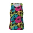 thumbnail image 4 of Gaeub Hawaii Palms Men's Athletic Tank Top, Workout Sleeveless Shirts, Running Tank Tops for Gym, Running, Training - Medium, 4 of 9