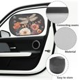thumbnail image 6 of Yuyamidu Dragonfly Auto Window Sunshades Flower Car Window Shades Easy to Install Car Window Sun Shades 2 Piece Sunshade for Car Window Baby Block UV Ray, Lighting and Glare, 6 of 7