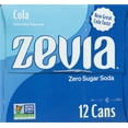 thumbnail image 3 of Zevia Cola Zero Calorie Soda Cans 6 pk / 12 fl oz - Pack of 2, 3 of 4