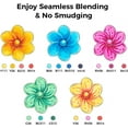 thumbnail image 3 of Ohuhu Refillable 320 Colors Alcohol Markers Brush & Fine Dual Tips-Honolulu B, 3 of 8