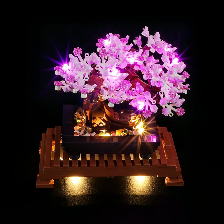 BrickBling LED Light Kit for LEGO Bonsai Tree 10281 Vibrant Pink Cherry  Blossom