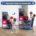 thumbnail image 3 of Canasta de baloncesto Arcade Flybakiz para niños con 4 pelotas de 3 a 8 años, 3 of 7