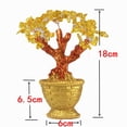 thumbnail image 4 of Estatuilla del árbol del dinero Hugo 7 Pulgadas Multicolor, 4 of 10
