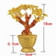 thumbnail image 5 of Estatuilla de árbol de dinero Zulema Amarillo 7 pulgadas, 5 of 5