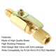 thumbnail image 5 of 2X Válvula de Bola de Aire Acondicionado Adaptador SAE de 1/4 de Pulgada Y T de Acceso de Acoplador Rápido de Núcleo de Válvulas de 1/4 de Pulgada, para Refrigerante R134A, 5 of 5