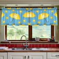 thumbnail image 5 of Ryvnso Umbrella and Sun Curtains Sets Short Curtain Rod Pocket Half Window Cafe Farmhouse Tier 2 Panels 57"W x 36"L, 5 of 7