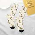 thumbnail image 4 of Uemuo Cartoon Snake Printed Kids Boys Socks Seamless Crew Socks Crazy Funny Athletic Sport Socks for Children, 4 of 6
