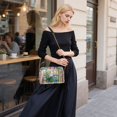thumbnail image 5 of FORMRS Women Crossbody Purse with Chain Strap Vegan Leather Shoulder Handbag, Yellow Window, 5 of 7