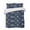 Dark Blue Light Blue, variant on Quilts Full Size Bedding Set, Nautical Ship Lightweight Quilted Comforter, Retro Coastal Ocean Lighthouse Mountain Map Soft Reversible Bedspread Coverlet with Pillow Covers for All Season, 78" x 90"