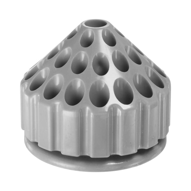 Porta Barrenas Giratorio Unique Bargains 35 Agujeros Soporte de Mandril para Taladro Caja de Almacenamiento Giratoria 360 Grados Gris