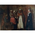 thumbnail image 2 of Winslow Homer 24x19 Gold Ornate Framed and Double Matted Museum Art Print Titled - A Visit from the Old Mistress (1876), 2 of 4
