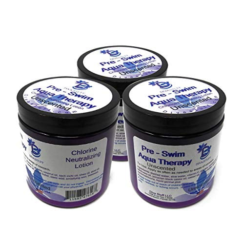 PreSwim Aqua Therapy Chlorine Neutralizing Body Lotion,Protects Skin