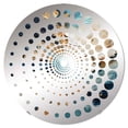 thumbnail image 2 of Designart "Captivating Blue Storm Art I" Storms Spiral Dot Round Wall Mirror - Landscapes Oval Printed Decorative Mirror - Multiple Color Options, 2 of 5