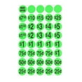 thumbnail image 2 of Sunburst Systems 7020 Pre-Priced Green Color Label Sticker Dots, Garage Sale, Yard Sale, Tent Sale, 600 Ct., 2 of 6
