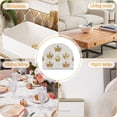 thumbnail image 4 of JSTEL Gold Crown Napkin Holder for Table Cocktail Farmhouse, 2pcs Paper Napkins Dispenser for Home Kitchen Coffee Shop Dining Room Decor, 4 of 9