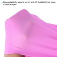 thumbnail image 4 of Uxcell Silicone Swim Caps Unisex NonSlip Pool Caps Waterproof Elastic Swimming Hats Pink 2 Pack, 4 of 5