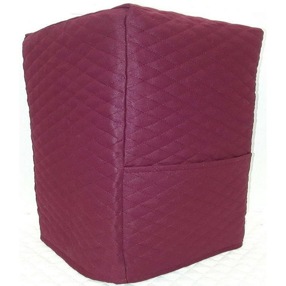 Quilted Coffee Maker Cover by Penny's Needful Things (Burgundy)