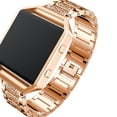 thumbnail image 3 of Chic Watchband Watch Strap Unique Watch Replacement Strap Watch Accessories Comaptible for Fitbit Blaze with Watch Frame (Rose Gold), 3 of 8