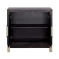 thumbnail image 5 of Coast To Coast Imports Medici 2-Door Wood Cabinet in Black and Gold, 5 of 7