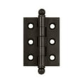 thumbnail image 1 of Deltana CH2015U10B Solid Brass 2-Inch x 1-1/2-Inch Cabinet Hinge with Ball Tips, 1 of 1