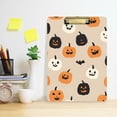 thumbnail image 2 of FORMRS Acrylic Clipboard with Low Profile Clip Standard A4 Letter Size, 12.5" x 9", Beige Halloween Pumpkin, 2 of 8